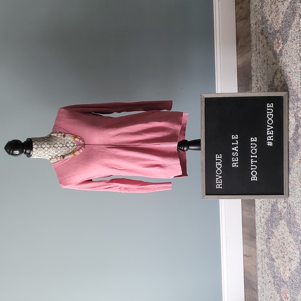 Pink Hi-Lo Sweater